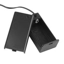 3Pcs 9V Battery Holder Case DC 5.5mmx2.1mm Plug ON/OFF Switch w Cap A6O4