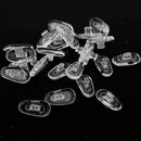 25 pairs Silicone Reading Eyeglass Sunglasses Spectacles Push On Nose Pads