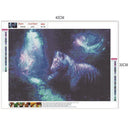 5D DIY Full Drill Diamond Painting Tiger Cross Stitch Embroidery Kit (05)