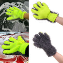 1x Cleaning Glove Car Sponges Mitt Microfiber Interior Exterior Care Wash T 3C