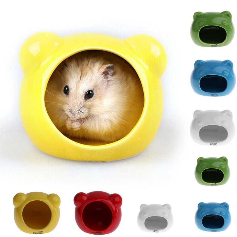 Sleeping Nest Cool Bed for Hamster Keep Your Pet Cool in Hot Summer White