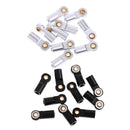 10 Pcs M3 Metal Ball Head Holder Tie rod end For RC Climbing Car White
