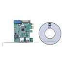 PCI-E to USB3.0 expansion Card 2 Ports USB 3.0 PCIe Adapter NEC Chipset