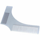 Stainless Steel Beard Styling Shaping Template Comb Facial Hair Tool R4R5