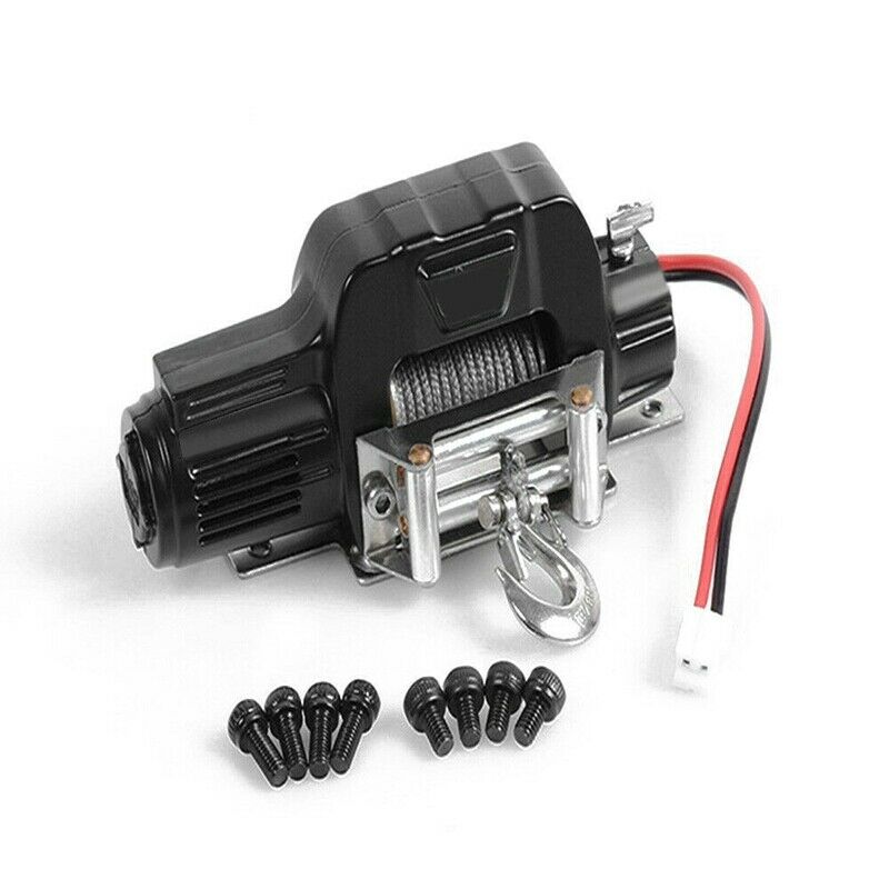 Aluminum RC Scale 1/10 Electric Winch Single Controller for Axial SCX10 K2D8
