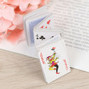 1Pc 4*3cm Portable Mini Playing Cards Keychain Small Poker Board Game Key Ch ME