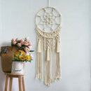 Dream Catcher Macrame Tapestry Wall Hanging Handmade Cotton Weaving Living