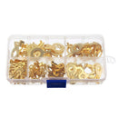150pcs/set Lugs Ring Eyes Copper Crimp Cable Connector Wire Terminals Kit
