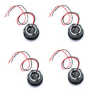 4 Pieces Car Marine Boat Yacht Blue LED Deck Step Stair Lights 12V