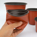 50X Plastic Raising Block Pots Nursery Pot Double Plant Seedling Holder