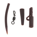 40pcs Safety Lead Clips Carp Sleeves Quick Change Swivels Fishing Accessories