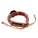 Bracelet Tai Chi Ying Yang Men Women Wristband W5E9