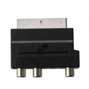 Skirt Black, Composite 3 RCA S Video Audio Converter Adapter