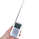 Mini Portable Pocket AM FM Radio Speaker Telescopic Antenna Jack Earphone DFS