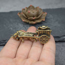 Brass Animal Statue Zodiac Ox Home Decor Sculpture Office Desk Ornament Craf Hn