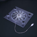 New USB Cooling Big Fan LED Light Cooler Pad For Laptop PC Notebook(Random) A