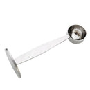 2 in 1 Stainless Steel Coffee Tamping Measure Spoon Cafe Measuring Tools A