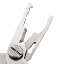Stainless Steel Fishing Pliers, Curved Nose Hook Remover, Line Cutter Tool