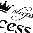 Removable Princess Sleeps Wall Stickers Art PVC Decals Baby Girls Room (bla