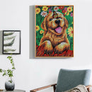 5D DIY Full Drill Special Shaped Diamond Painting Cute Dog Embroidery Kits