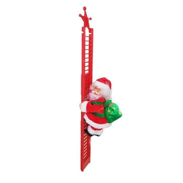 Christmas Santa Claus Toys Electric Climb Ladder Christmas Tree Hanging Ornament