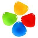 4xKitchen Egg Poacher Poached Stovetop Egg Cooker For Microwave Multicolor
