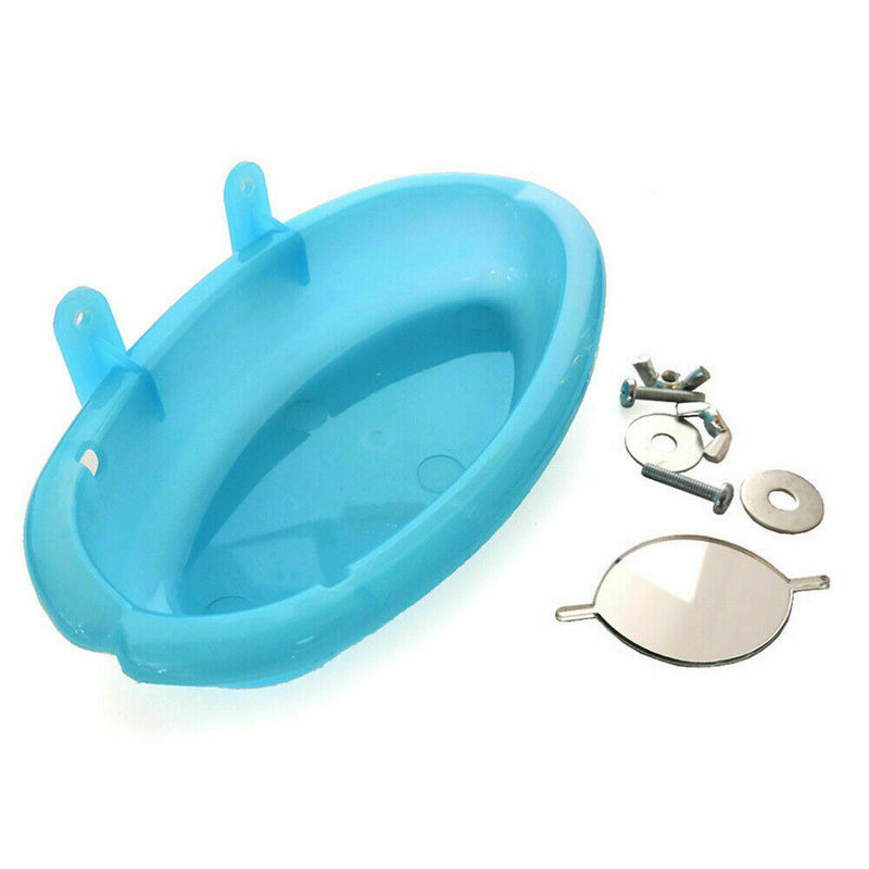 Blue Small Parrot Bird Bathtub Pet Cage Accessories Bird Bath Box Shower Mi P8Q8
