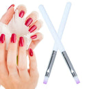 2x Nail Art UV Gel Painting Drawing Brushes Acrylic Flat Brush Professional RJK
