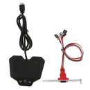 Desktop PC Computer Power Switch& USB Port/ Restart Button with 2 USB Port
