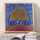 5D DIY Full Drill Special Shaped Diamond Painting Tree Cross Stitch Mosaic