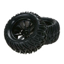 New 4PCS Wheel Rim & Tires For HSP 1:10 Monster Truck RC Car 12mm Hub