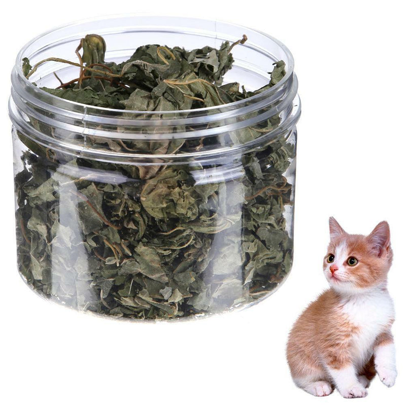 300ml Anti Calculi Natural Catnip Mint Leaves Grass Menthol Flavor Pet Cat Toys