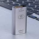 USB Type C Female to DP Female Adapter 4K 60Hz Converter for Laptop Phone A