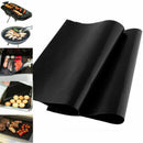 2X Outdoor BBQ Grill Mat Non-Stick Bake Grilling Mats Barbecue Pad Fiber Cloth