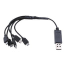 for MagiDeal 1/2/3/4/5 In1 Multi Function Micro  Cable For Android
