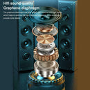 Bluetooth Headset Earpiece Earbuds HiFi Stereo Headphone Charging Mic Box C5C3