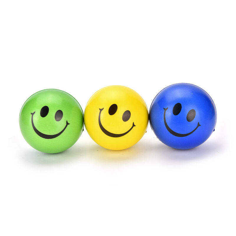 6.3 Squeeze Ball Smile Face Hand Wrist Exercise Stress Relief Venting Bal VGTEUS