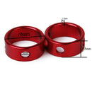 10pcs Alloy 3 Holes Ring Shape Rope Cord Guyline Runners Anti Slip Fastener