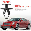 50pcs Auto Trunk Fastener Rivets Plastic Car Interior Door Trim Panel Clips