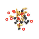 12pcs Computer Screws Motherboard Standoffs/ Screws/ Washers Kit  Z