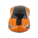 2.4G Orange Wireless Car Shape 1600DPI Optical PC Laptop Mouse USB Receiver