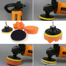 5pcs/Set High Polishing Buffer Pad Set Kit +Drill Adapter For Car polish Tool