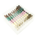 100 Pieces Mounted Points Grinding Heads For Mini Electric Drill Accessorie P2U1