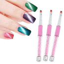 1pcs DIY Tools Pink Color UV Gel For Manicure Salon Styling Nail Art Brushe K3H1
