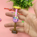 100pcs Cute Cable Organizer Earbud Cord USB Cable Winder DIY Wrist Bracelet A