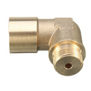 M18X1.5 O2 Oxygen Sensor Extender 90 Degree Angled Bung Extension Spacer