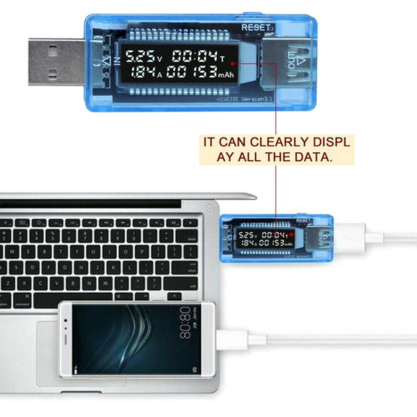 Current Voltage Capacity Tester USB Volt Power Bank Capacity Doctor M Hn
