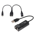 Black LAN Ethernet Adapter for FIRE TV or STICK GEN 2 3 Stream Box Hard Wired