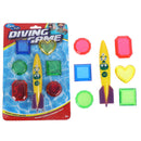 1Set Underwater Swim Pool Diving Toys Summer Swimming Pool Dive Toys TorpedoBX