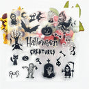 Halloween DIY Transparent Silicone Clear Stamps Scrapbooking Album Cards DecorBX
